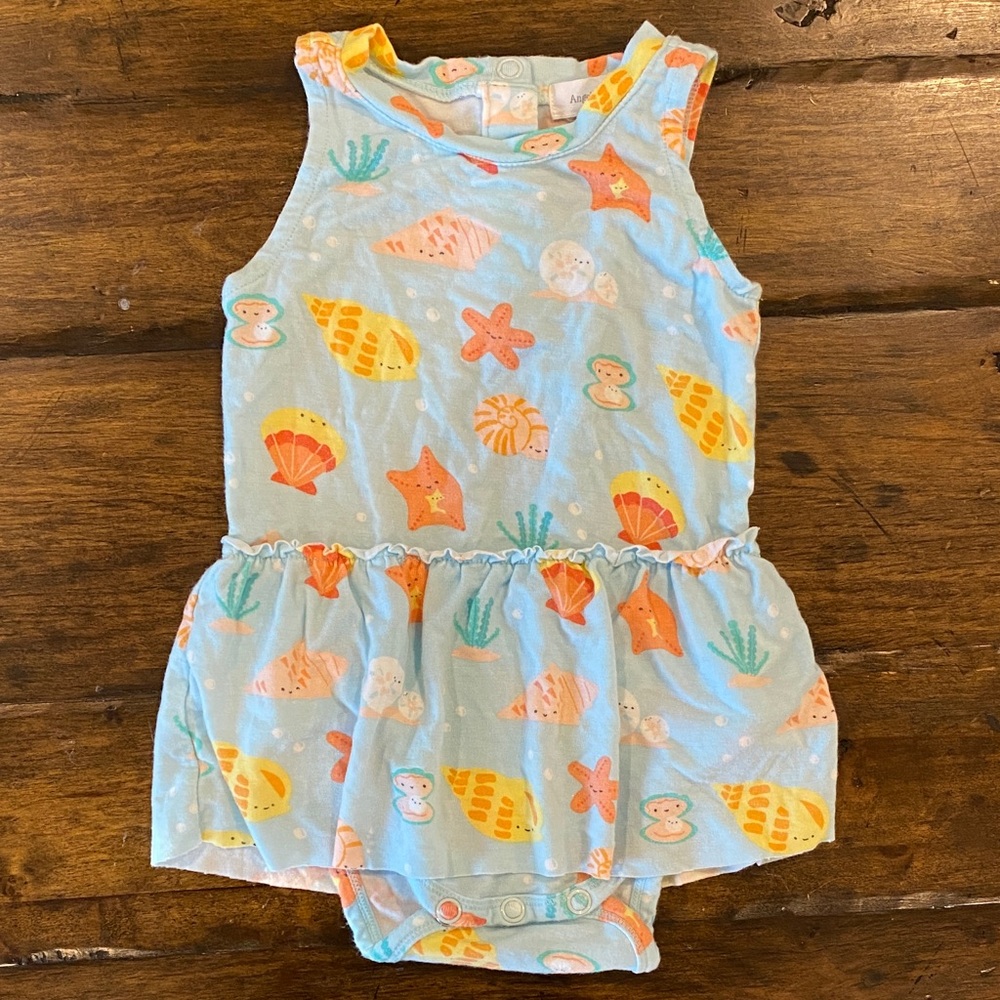 ⭐️ Angel Dear Seashell Ocean Baby Romper ⭐️